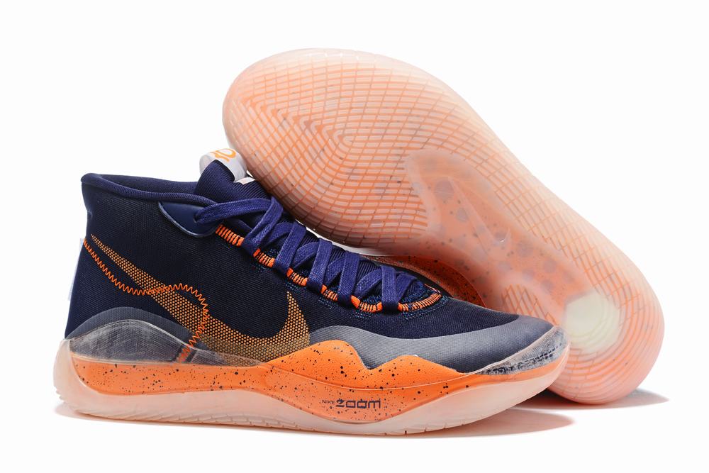 Nike KD 12 Men Shoes Dark Blue Orange